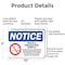 Signmission Tobacco Free Campus OSHA Notice Sign, Aluminum, 10in W x 7in L, 2PK OS-2PACK-NS-A-710-L-16735 - alternate 6